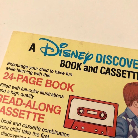 Vtg 1985 Disney Discovery Series Presents  People at Work Book Only No Tape - Picture 3 of 14